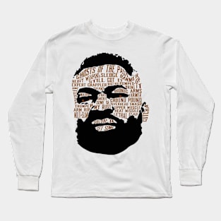 Jax text portrait Long Sleeve T-Shirt